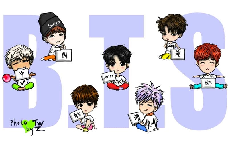 Làm mới với avatar bts chibi đẹp