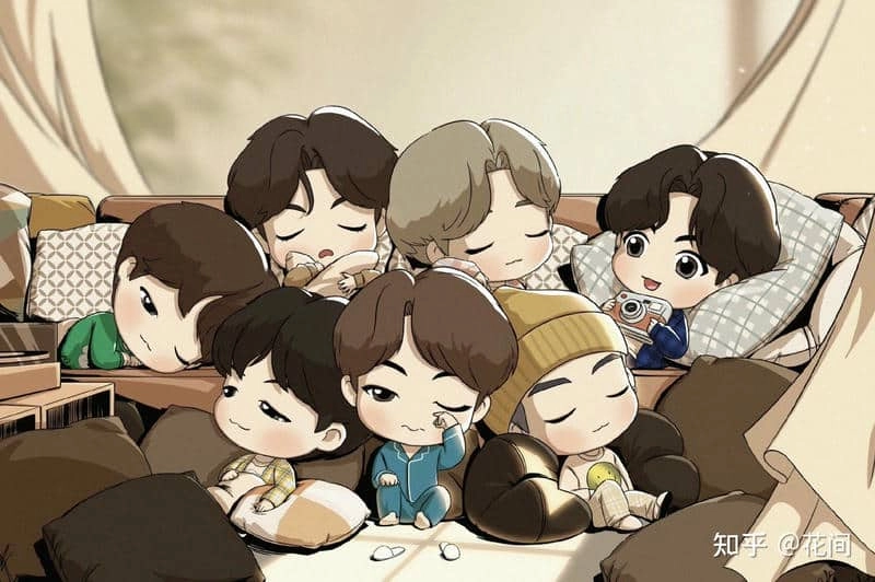 Quà tặng fan army bts chibi cực yêu