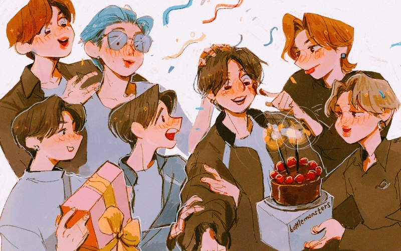 Tuyển chọn ảnh kpop chibi cuốn hút