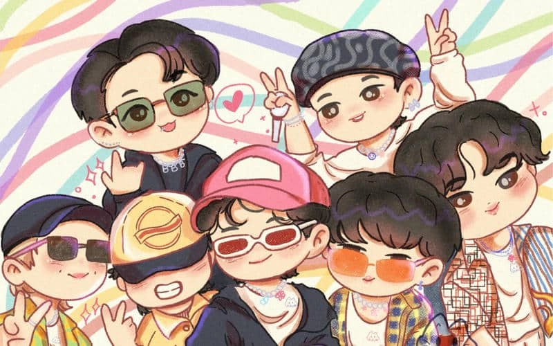 Hình ảnh bts chibi jin cực dễ thương