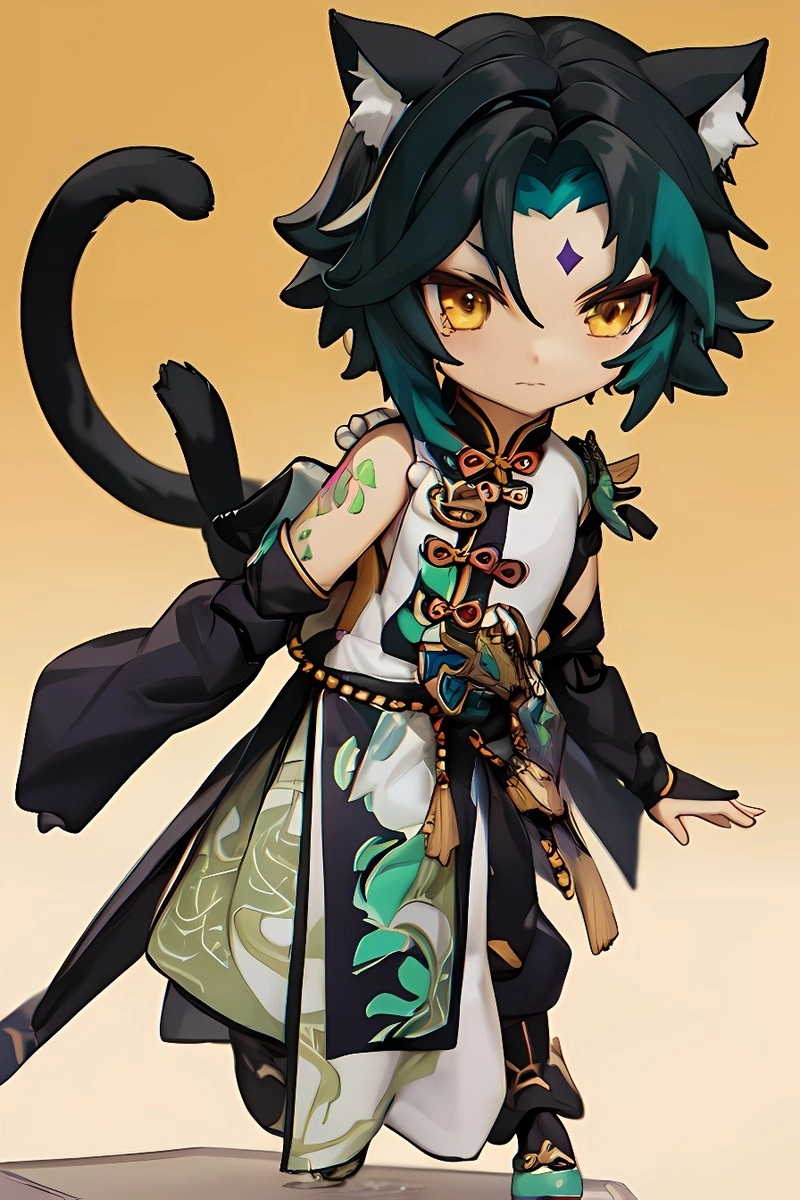 Phong cách anime đậm chất chibi genshin impact