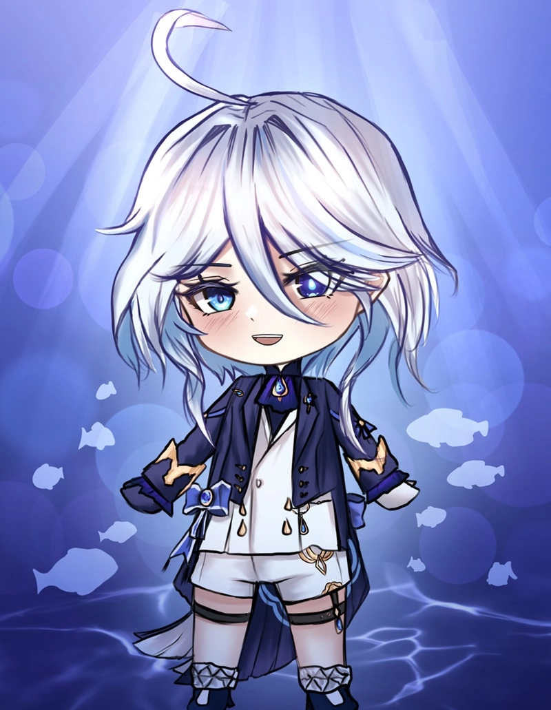 Hình png chất lượng cao chibi genshin impact