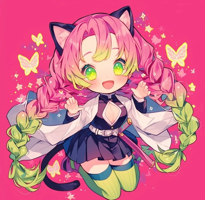 Hình ảnh chibi mitsuri anime sắc nét sống động