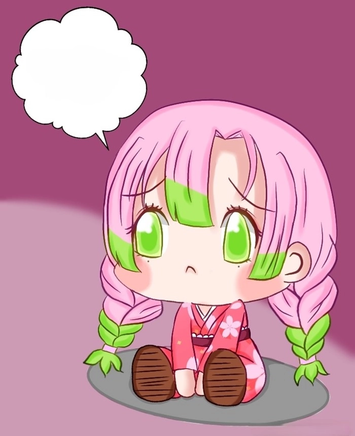 Khoảnh khắc lãng mạn trong chibi mitsuri x obanai