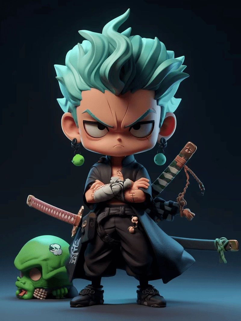 Phong cách mạnh mẽ của zoro 6 múi