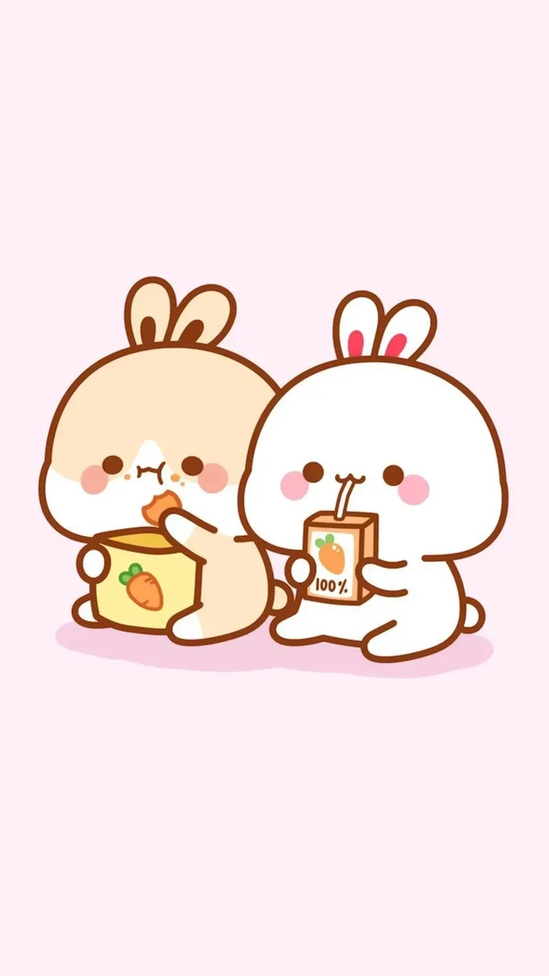 Cute thỏ chibi phong cách mới siêu ngộ nghĩnh