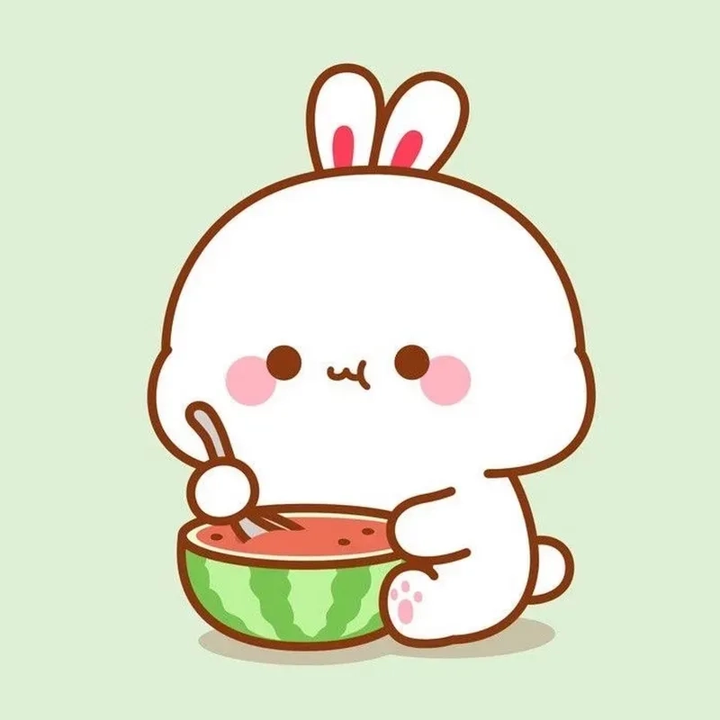 Hinh con tho cute dễ tải dễ dùng cực hút mắt