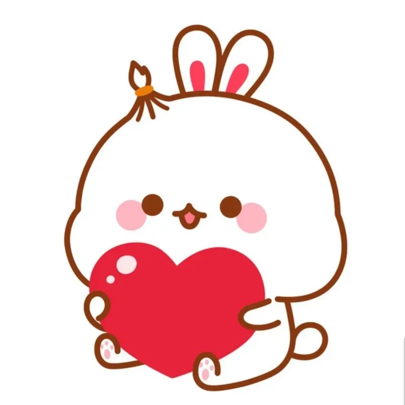 Hình chú thỏ cute thích hợp làm hình nền đáng yêu