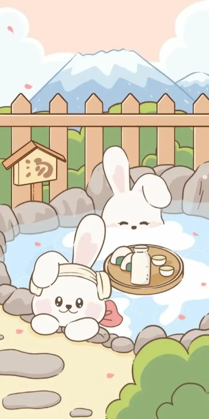 Hình thỏ hoạt hình cute đốn tim mọi người xem