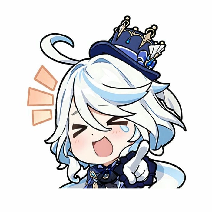 Nổi bật cùng loạt furina chibi sticker độc quyền