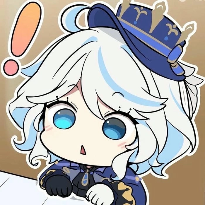 Thưởng thức nét vẽ furina chibi art đầy nghệ thuật