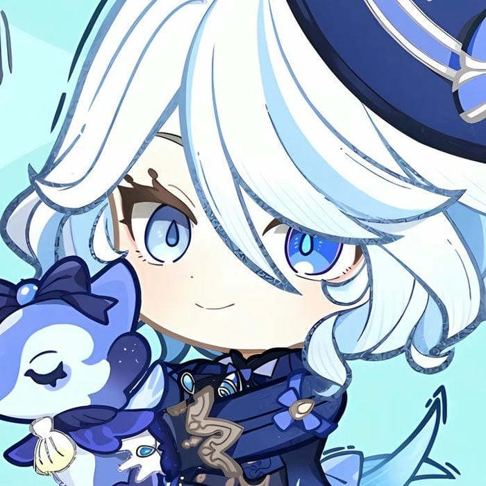 Trang trí máy bạn bằng hình nền furina chibi đẹp mắt