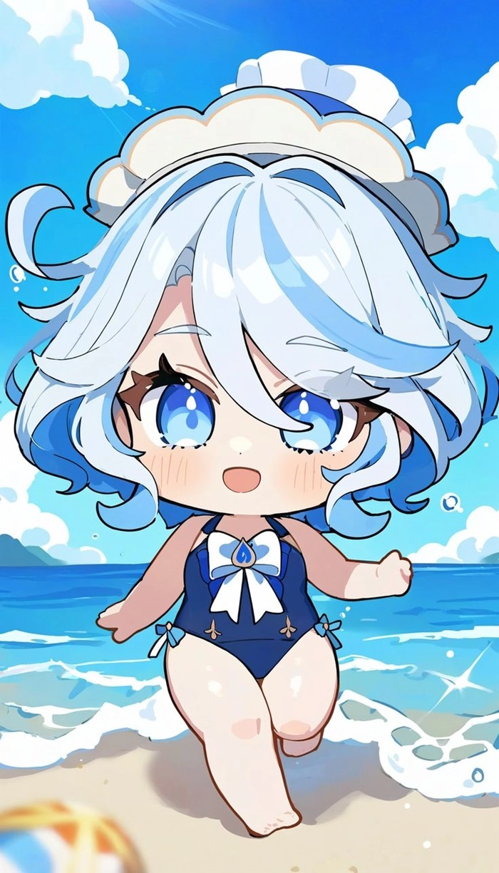 Đáng yêu hết nấc với clip furina chibi dance