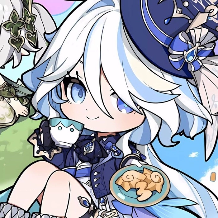 Khám phá sticker furina chibi emote đáng yêu