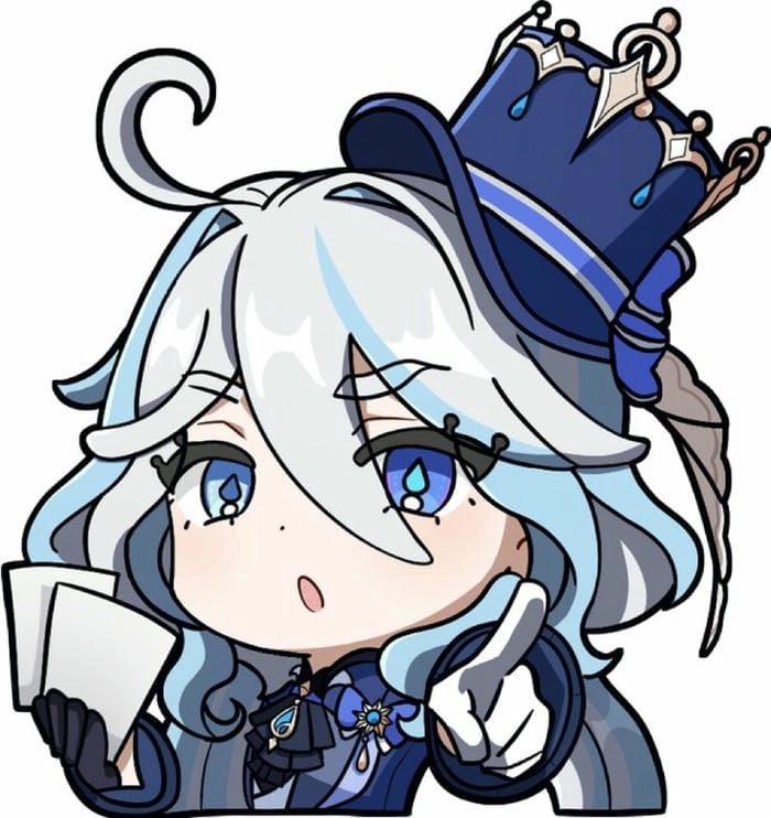 Tùy chỉnh avatar với furina chibi icon dễ thương