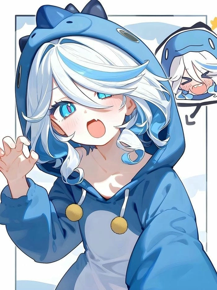 Hình nền furina chibi png transparent sắc nét cao