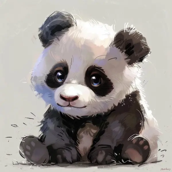 Gấu trúc chibi avatar cute giúp bạn có diện mạo mới cực chất