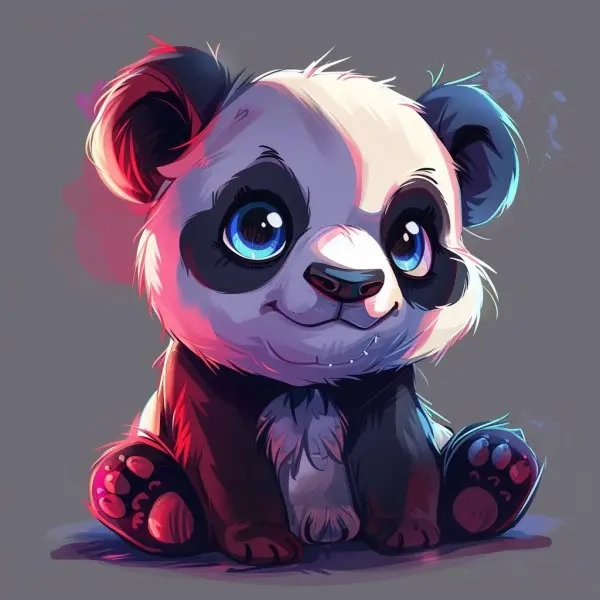 Dễ thương avatar ảnh gấu trúc cute chibi gây sốt trong cộng đồng