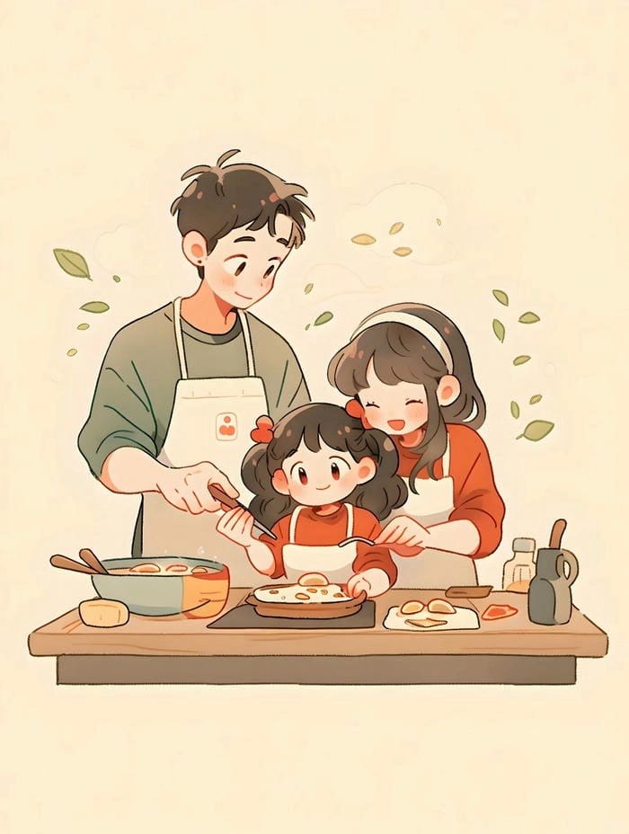 Sự đáng yêu ngập tràn từ Gia đình chibi