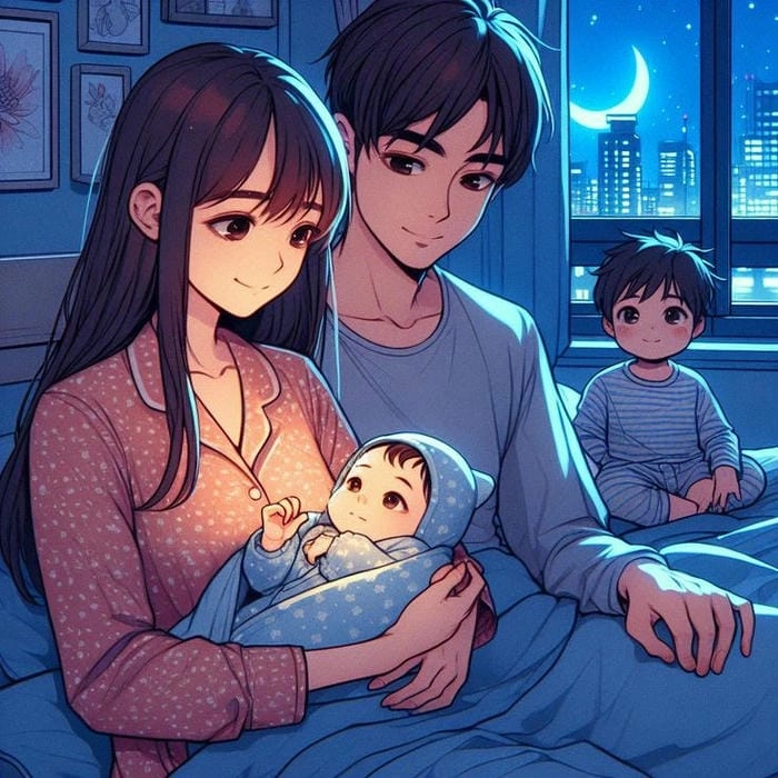 Chill nhẹ nhàng cùng khung cảnh Gia đình chibi