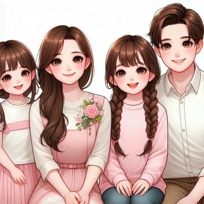 Biến hóa sáng tạo cùng phong cách Gia đình chibi