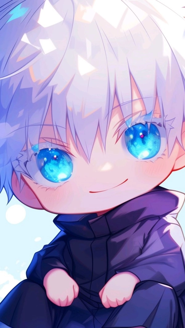 Hình vẽ gojo chibi phác họa đầy biểu cảm