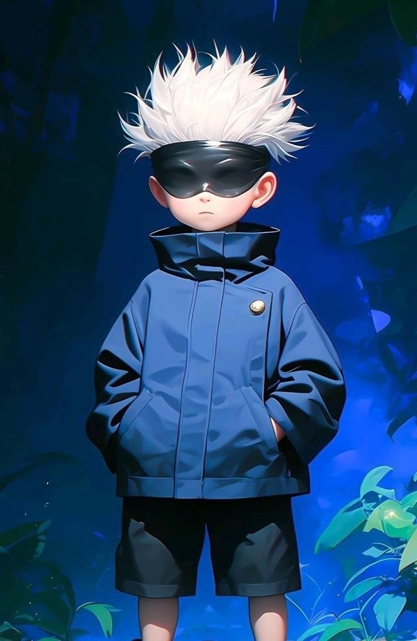 Cute gojo chibi face khiến bạn muốn lưu ngay