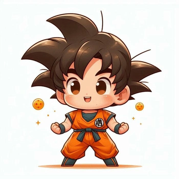 Thưởng thức vẻ đẹp blue goku chibi