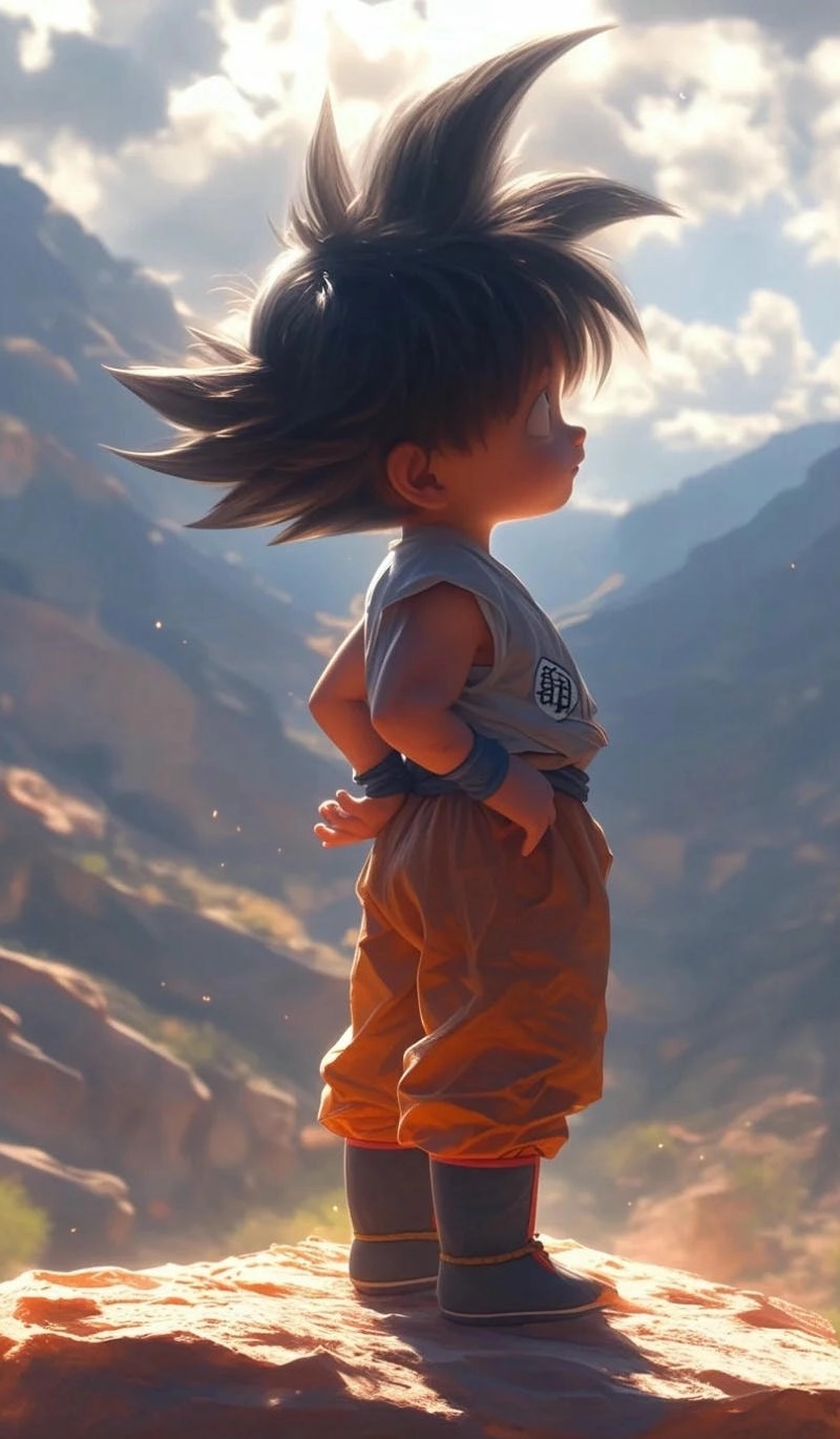 Khám phá phong cách black goku chibi