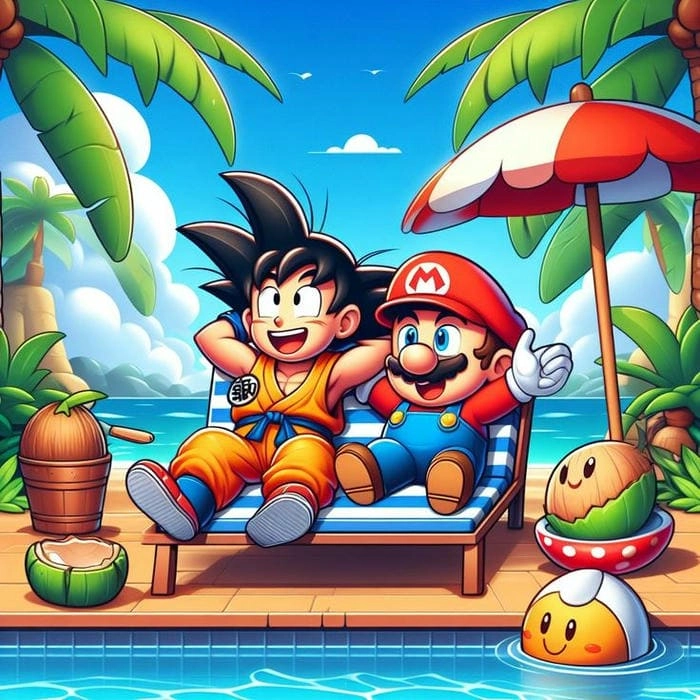 Tải về bộ goku chibi gif chuyển động