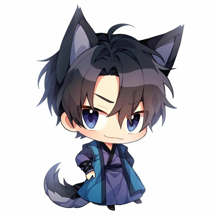 Chiêm ngưỡng lạnh lùng hình chibi nam cute