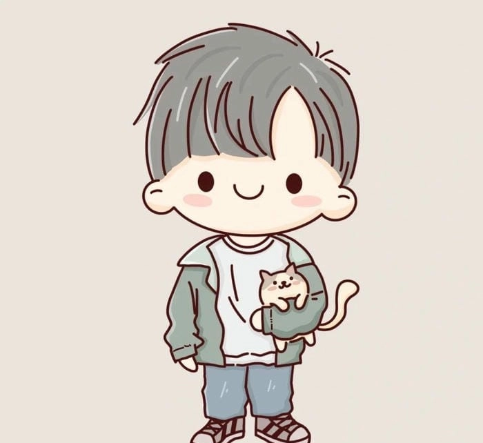 Bộ anime chibi nam cute dễ vẽ siêu hot