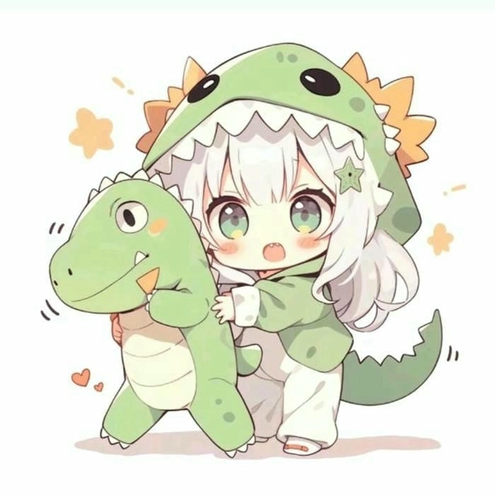 Hình ảnh chibi nữ cute người lớn vẫn đầy nét ngây thơ