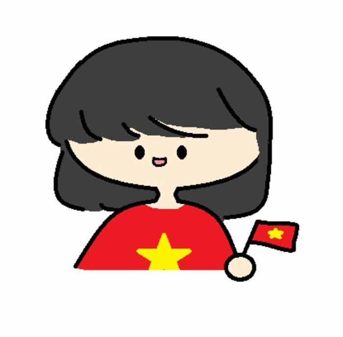 Avatar chibi nữ cute màu hồng nổi bật trên mọi mạng xã hội