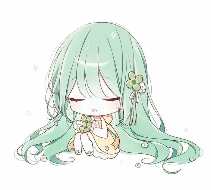 Chibi nữ cute tóc ngắn cực kỳ đáng yêu và năng động