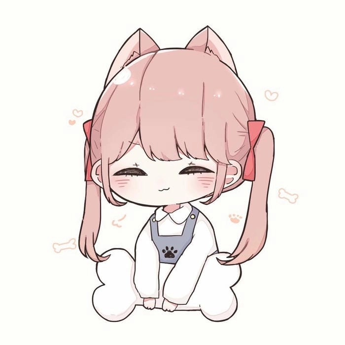 Ve chibi nữ cute đơn giản mà ai nhìn cũng yêu
