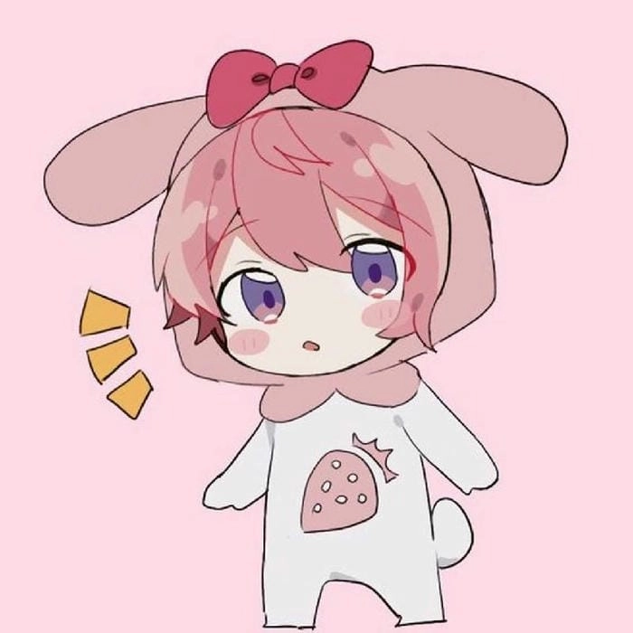 Hình ảnh chibi nữ cute tết đáng yêu đón không khí mùa xuân