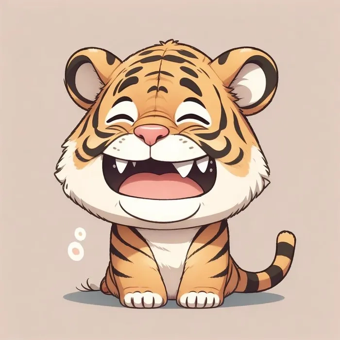 Tải ngay bộ hình nền hổ chibi độc đáo