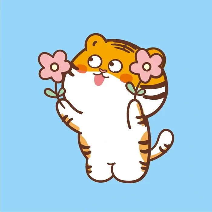 Tổng hợp ảnh hổ chibi dễ thương hút mắt