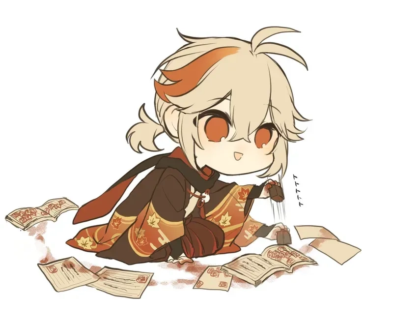 Bộ sưu tập kaedehara kazuha chibi đáng yêu