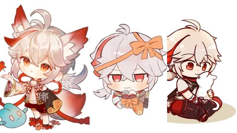 Ảnh kazuha chibi là gì khiến dân mạng phát cuồng