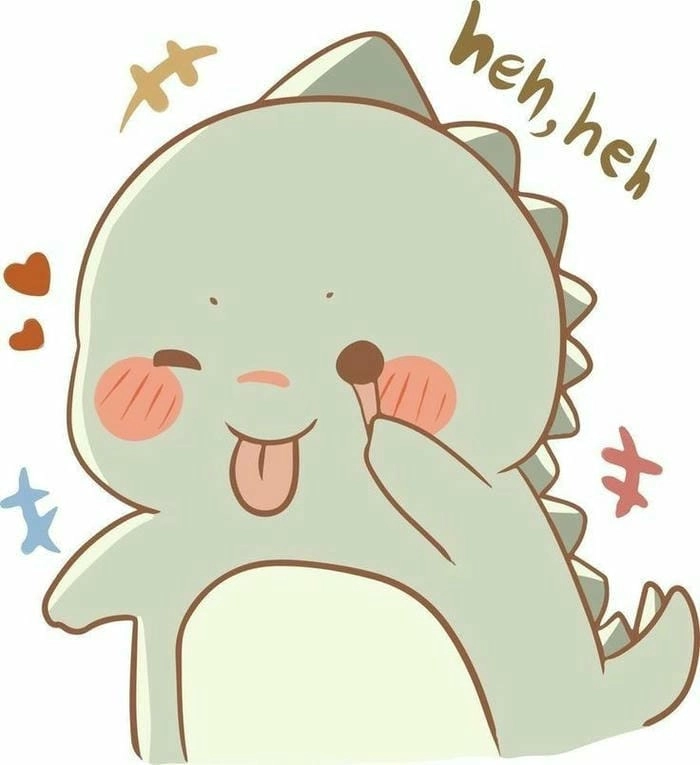 Tham khảo cách vẽ khủng log chibi chuẩn style cute