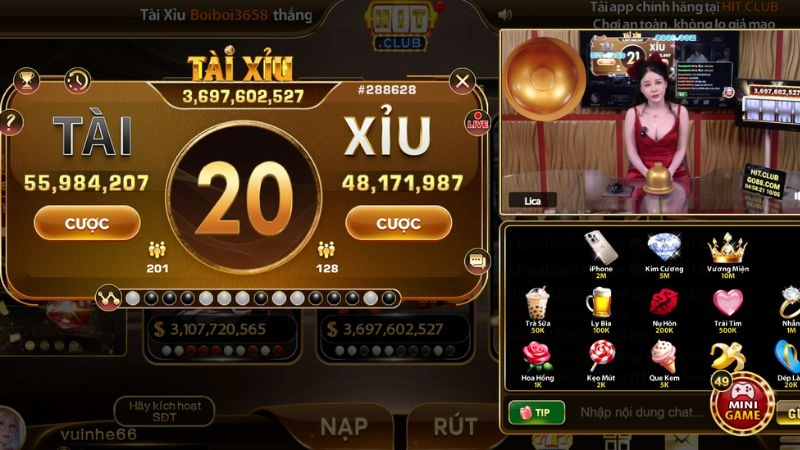 Luật chơi khi tham gia Tài Xỉu Hitclub
