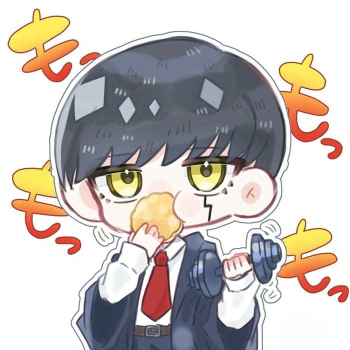 Hình nền đẹp mắt từ mashle chibi wallpaper