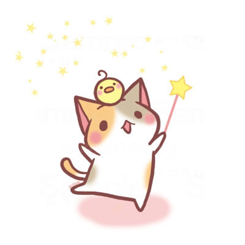 Tải về hình con mèo chibi cực dễ thương