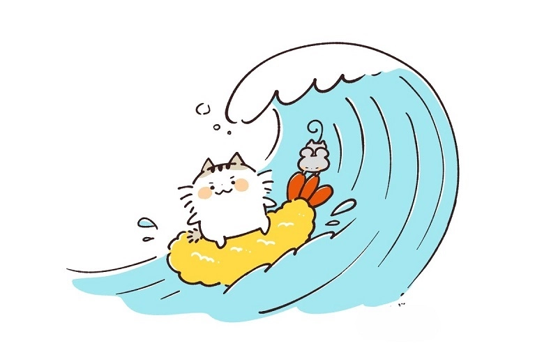 Hình mèo cute chibi ngọt ngào dễ mến