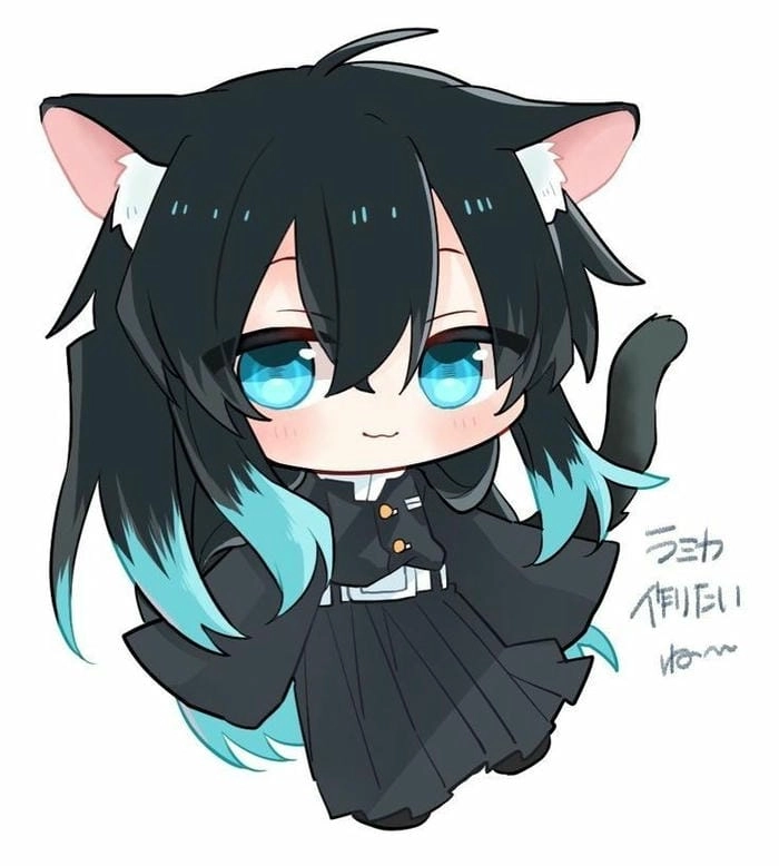 Hà trụ muichirou chibi phong thái kiên cường