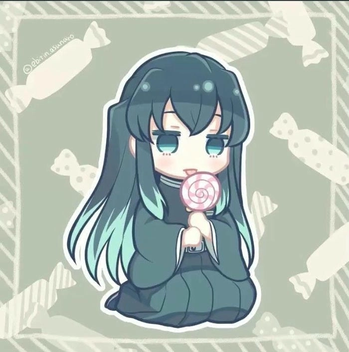 Muichirou chibi dễ vẽ cho người mới tập