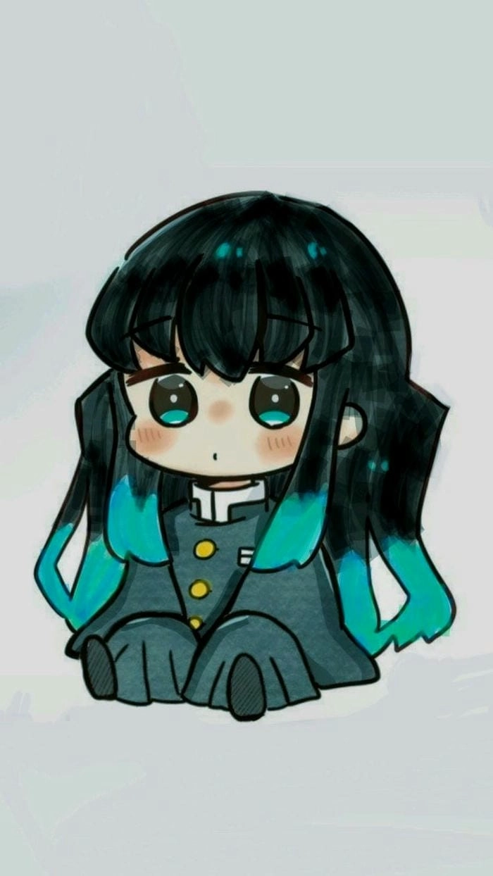 Anh muichirou chibi nổi bật giữa đám đông