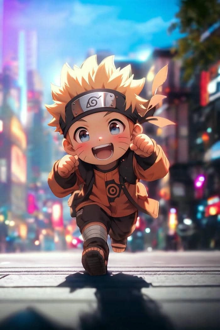 Ảnh naruto cửu vĩ chibi cực đẹp